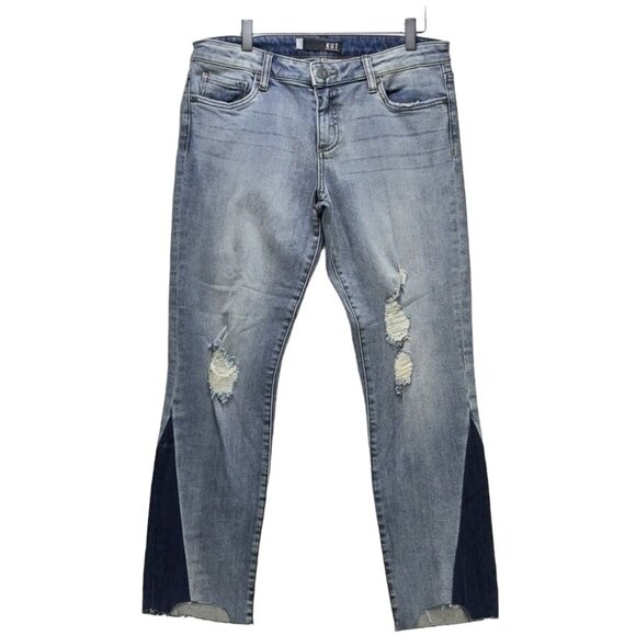 KUT from the KLOTH FARRAH Baby Bootcut Women's Jeans Dark Wash Stretch Size 12 - Picture 8 of 11